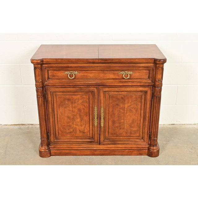 A beautiful Neoclassical, Louis Philippe, or French Regency Louis XVI style sideboard buffet, server, or bar cabinet By...