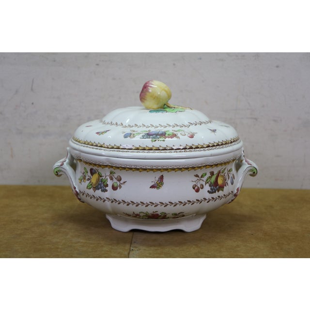 Early 20th Century Early 20th Century Copeland Spode England Rockingham Vegetable Serving Dish Soup Tureen For Sale - Image 5 of 18