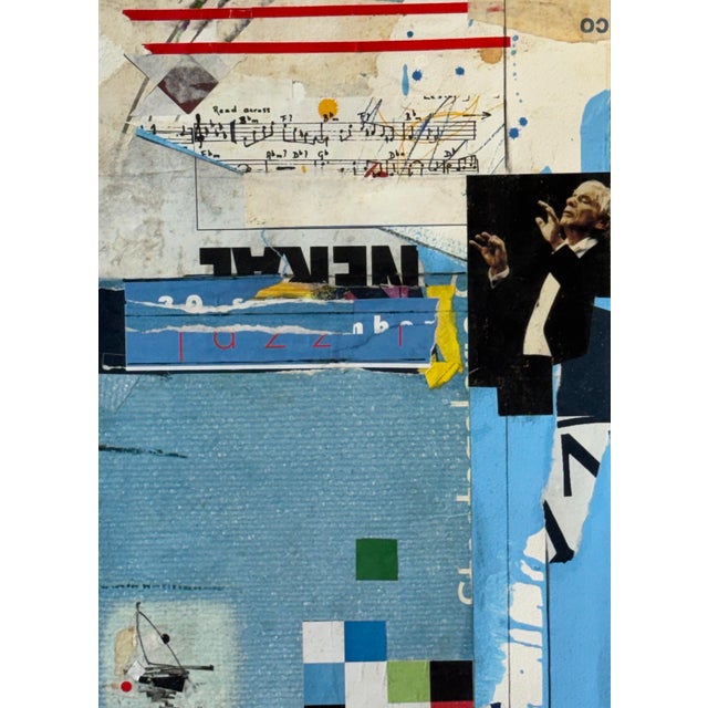 Contemporary Sam Middleton, Untitled 95, Collage on Paper For Sale - Image 3 of 8
