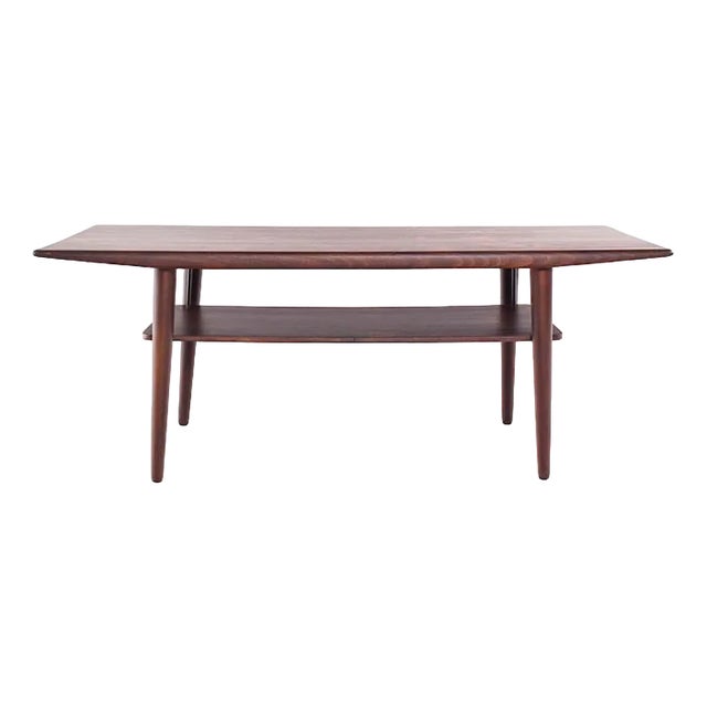 Danish Modern Rosewood Coffee Table, 1960 For Sale