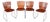 4 Mid Century Scandinavian Modern Bentwood Plywood Stacking Dining Side Chairs For Sale