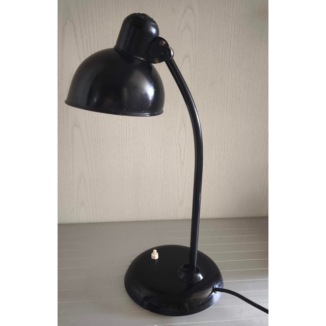 Black Black 6551 Table Lamp by Christian Dell for Kaiser Idell / Kaiser Leuchten, 1930s For Sale - Image 8 of 8