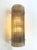 Mid-Century Modern Smoked Diamanted Rectangular Murano Glass Wall Sconce-Set of Two For Sale - Image 3 of 6