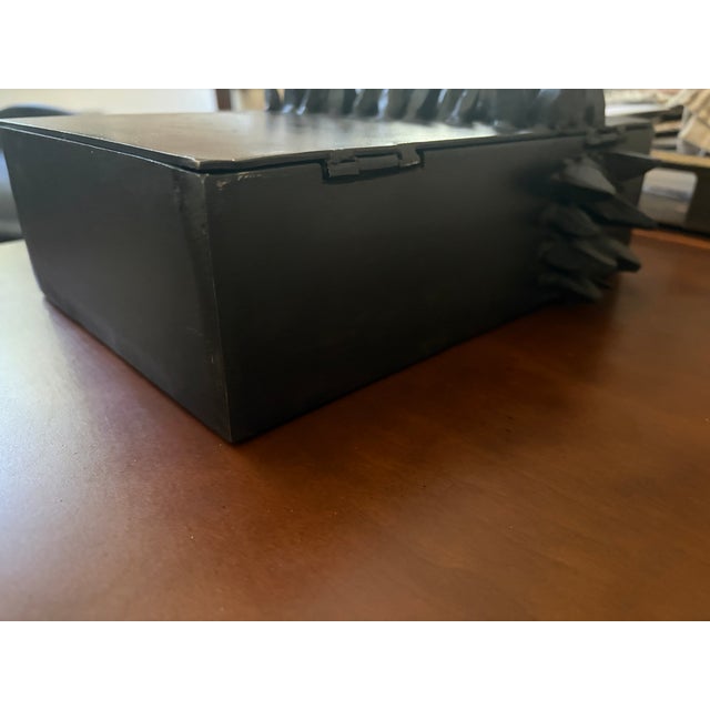 2020s Arteriors Metal Box For Sale - Image 5 of 6