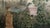 Neoclassical 36" * H96" * 2ps, Hand-Painted Morandi Misty Classical Garden Tropical Bird & Foliage Wall Mural, Neoclassical Tropical Landscape Mural For Sale - Image 3 of 5