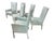 Postmodern Post Modern Chrome & Abstract Upholstered High Back Dining Chairs - Set of 6 For Sale - Image 3 of 9