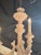 19th Century 19th Century French Carved Whitewashed Chandelier For Sale - Image 5 of 6