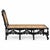 Late 19th-C. English Anglo-Indian Style Carved Oak & Cane Chaise For Sale In Atlanta - Image 6 of 6