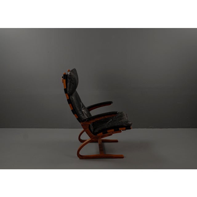 Set of Siesta Chair & Ottoman by Ingmar Relling for Westnofa, Norway, 1960s Set of 3 For Sale - Image 11 of 18