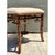 Vintage Faux Bamboo Wood Low Stool For Sale - Image 4 of 12