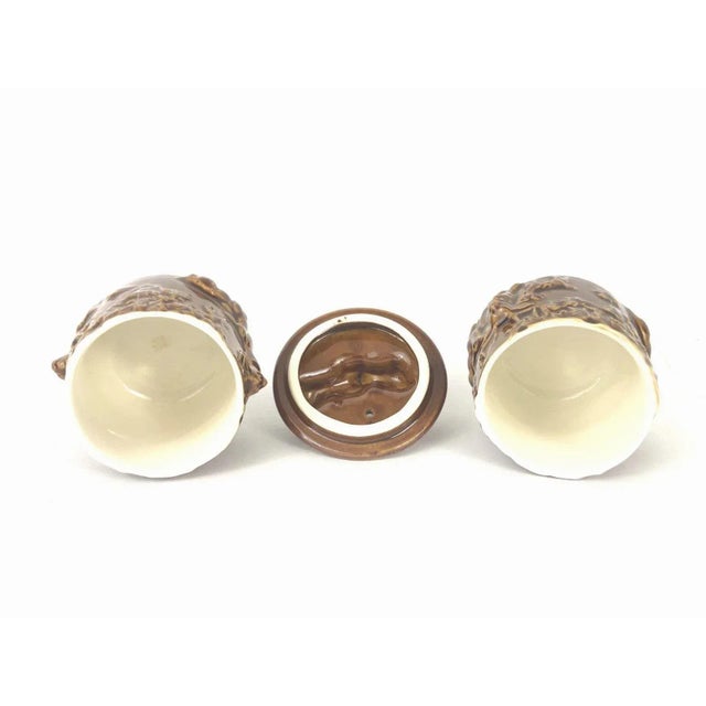 1960s 1960s Deer & Maple Leaf Tea Pot Cup Set, Made in Japan Showa Era- 3 Pieces For Sale - Image 5 of 13
