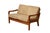Danish Sofa in Teak Two-Seater by Juul Kristensen Vintage, 1950 For Sale - Image 9 of 9