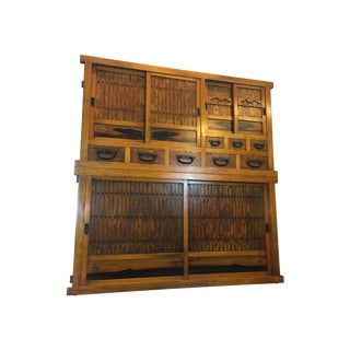 Asian Two-Piece Tansu Chest For Sale