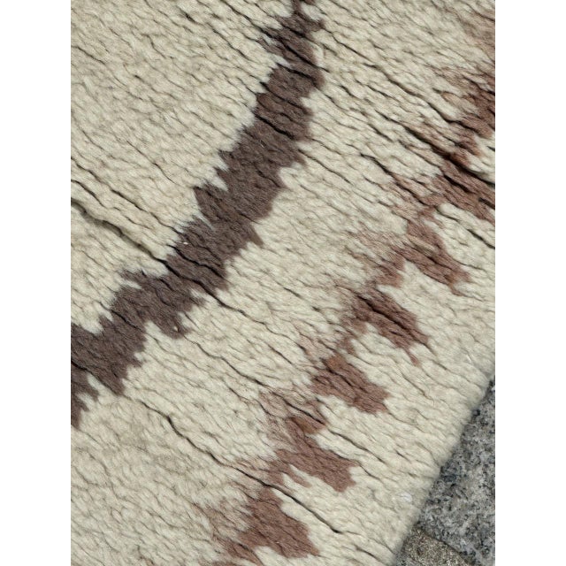 Textile Mid-Century Moroccan Art Deco Design Rug, 1940s For Sale - Image 7 of 12