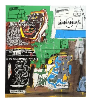 Jean Michel Basquiat Estate Fine Art Lithograph Pop Art Print " Sienna " 1984