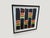 Modern Andrianna Shamaris Framed Abstract Courrèges Scarf from Paris France For Sale - Image 3 of 5