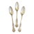 Lot of 3 Royal Plate Co Rosalie 1905 Silverplate Fruit Orange Spoons For Sale