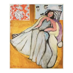 1940s After Henri Marisse "Young Woman in the Pelisse" First Edition Period Lithograph