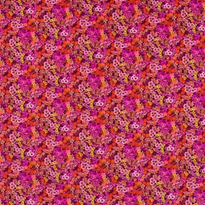 Harlequin Wildflower Meadow Fabric in Carnelian/Spinel/Amethyst
