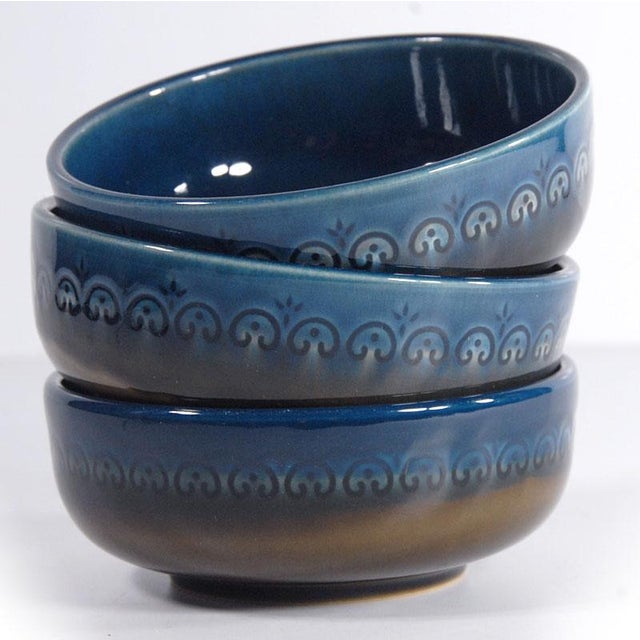 Brotzeit Ceramic Bowls by Bjorn Wiinblad for Rosenthal, 1970s, Set of 3 For Sale - Image 4 of 11