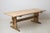 Wood Large Swedish Rustic Country Trestle Dining Table For Sale - Image 7 of 17