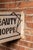 Art Deco "Beauty Shoppe" DSP Flange Storefront Sign For Sale - Image 9 of 9