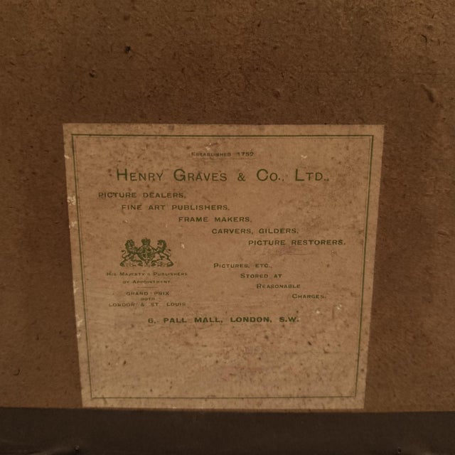 Ernest Slamp, The Sunset, 1890s, Ink on Paper For Sale - Image 10 of 11