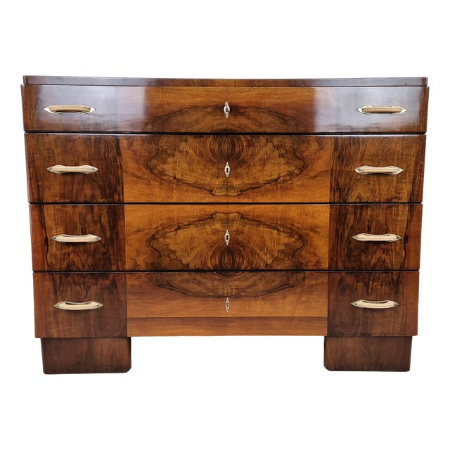 Venetian Art Deco Chest of Drawers, 1940 For Sale