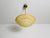 Metal Art Deco Glass and Brass Ceiling Lamp, 1930s, Germany For Sale - Image 7 of 10