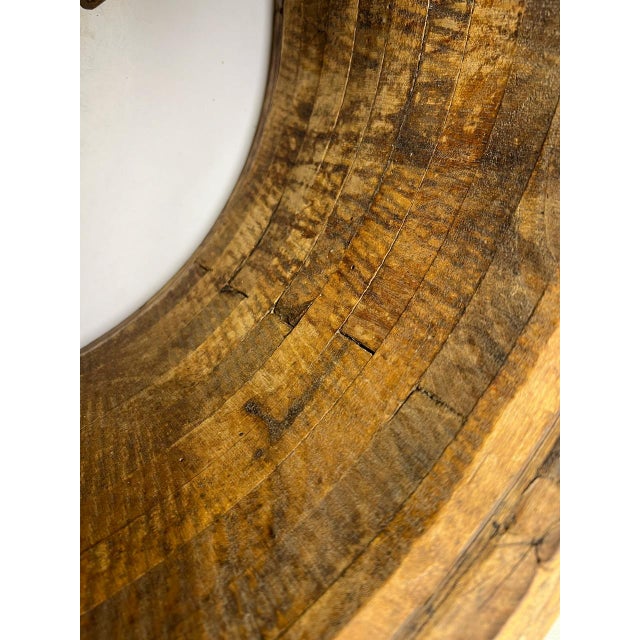 Large Antique Pulley Wheel Wood Split Belt Pulley, 1900s For Sale - Image 12 of 16