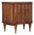 Amber Oak-Finish Mango Wood Ribbed Nightstand For Sale