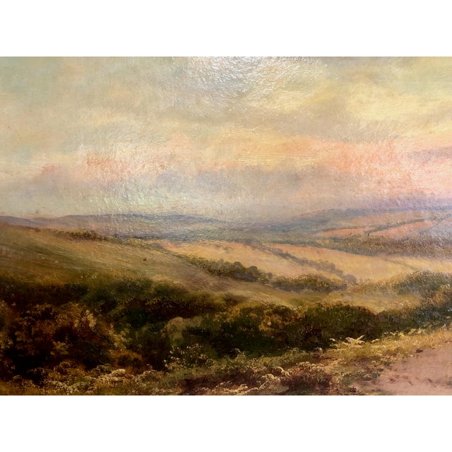 English Early 20th-Century Panoramic English Country Landscape, by John Bonny (1874-1948) For Sale - Image 3 of 7
