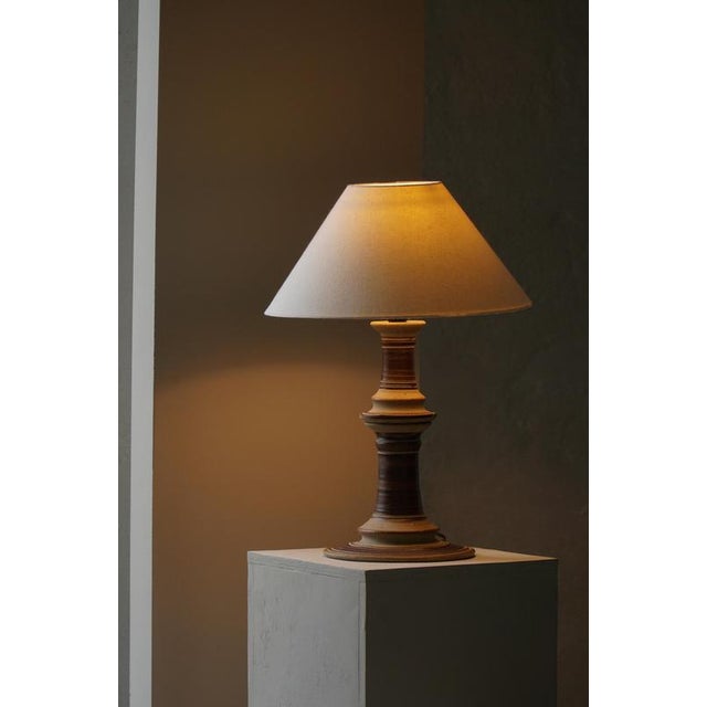 Mid-Century Modern Ceramic Table Lamp by Tue Poulsen, Denmark, 1970s For Sale - Image 18 of 18