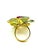Ruby Red Bochic "Orient" Vintage Ruby & Emerald Flower Ring Set In 18K Gold & Silver For Sale - Image 8 of 18