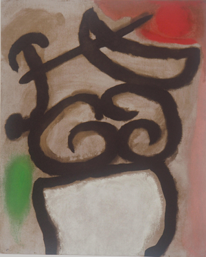 Joan Miro, Female Model, Lithograph