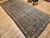 Art Nouveau Antique Karabagh Gallery Rug, Hand-Knotted Wool, Allover Geometric Pattern, Navy & Tan, 7' X 14' For Sale - Image 3 of 17