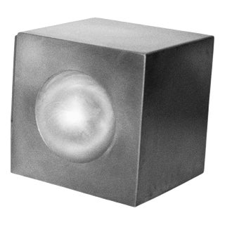 Alea Decorative Small Object 3 in Brushed Stainless Steel by Valeria Vasi For Sale