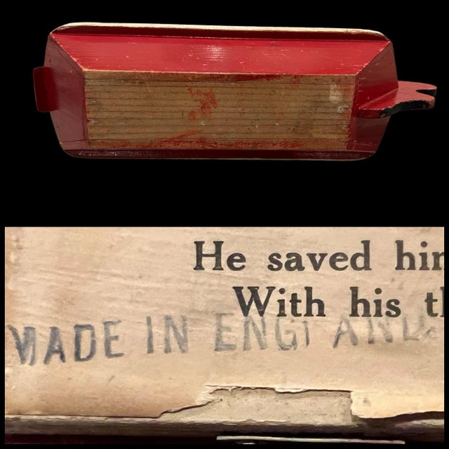 Wood Antique Noah's Ark, 15 Figures, Handmade by Uk War Relief Wwi Soldiers 1918-20 For Sale - Image 7 of 12