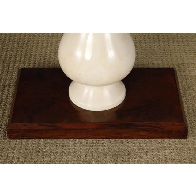 Aldo Tura Lacquered Goatskin, Rosewood and Brass Italian Bar Cabinet, 1950s For Sale - Image 13 of 18