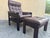 Set of Vintage Amigo Lounge Chair and Ottoman in Leather from Ekornes, 1970s For Sale - Image 6 of 6