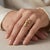 Elevate your elegance with this stunning sculpted female figure solitaire diamond ring, crafted in luxurious 18k yellow...