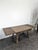Wood Extendable Oak Table with Marquetry Top and Baluster Legs, 1940s For Sale - Image 7 of 8