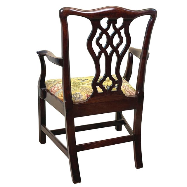 Mahogany Chippendale Armchair, 1760s For Sale - Image 9 of 14