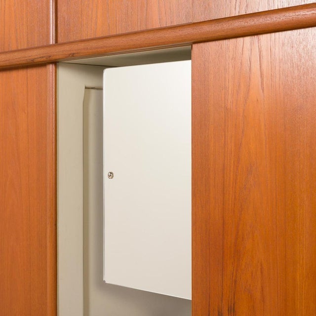 Large Mid-Century Teak Wardrobe from Omann Jun, Denmark, 1970s For Sale - Image 11 of 18