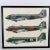 A Pair of Douglas Dakota DC2/3 Gouache Illustrations by Jean Cuny. Well executed examples. Each displaying various models....