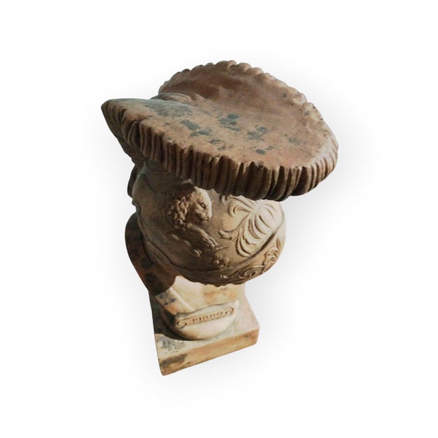 "Pirro" Solíd terracota sculpture. Made in Italy in XIX century Perfect condition Measurements 27x38x70 Weight 30 kg