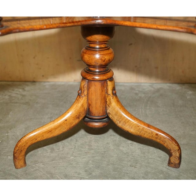 Victorian Burr Walnut Library Revolving Bookcase For Sale - Image 16 of 18