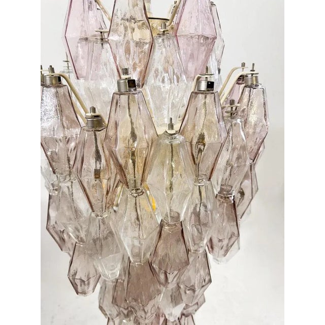 1960s Mid-Century Modern Murano Glass Chandelier by Carlo Scarpa for Venini, 1960 For Sale - Image 5 of 8