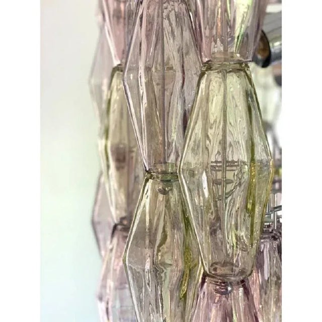 Multicolor Poliedri Murano Glass Chandelier by Simoeng For Sale - Image 11 of 12