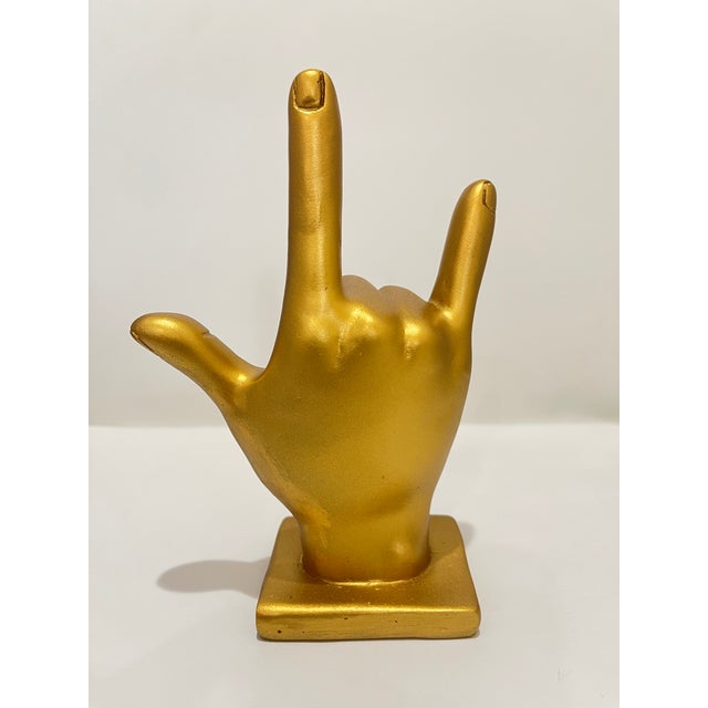 Spread LOVE throughout your home with I Love You Sign Language Decor. Made of durable Polyresin, this gorgeous decoration...